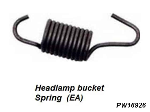 Headlamp Bucket SPRING: 74-79 Camaro